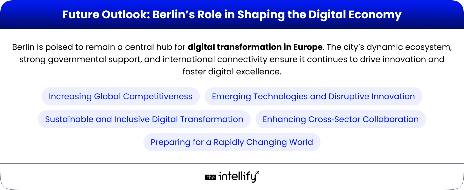 Future Outlook: Berlin’s Role in Shaping the Digital Economy