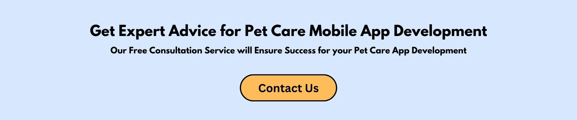 Contact us - pet care app development