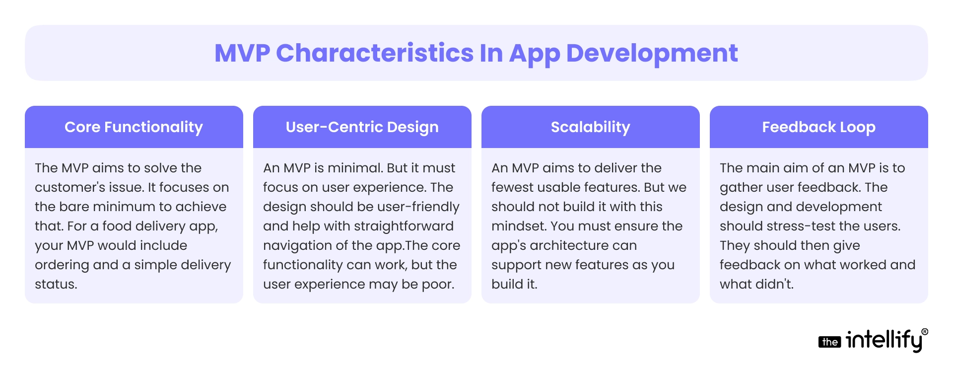 MVP Characteristics In App Development