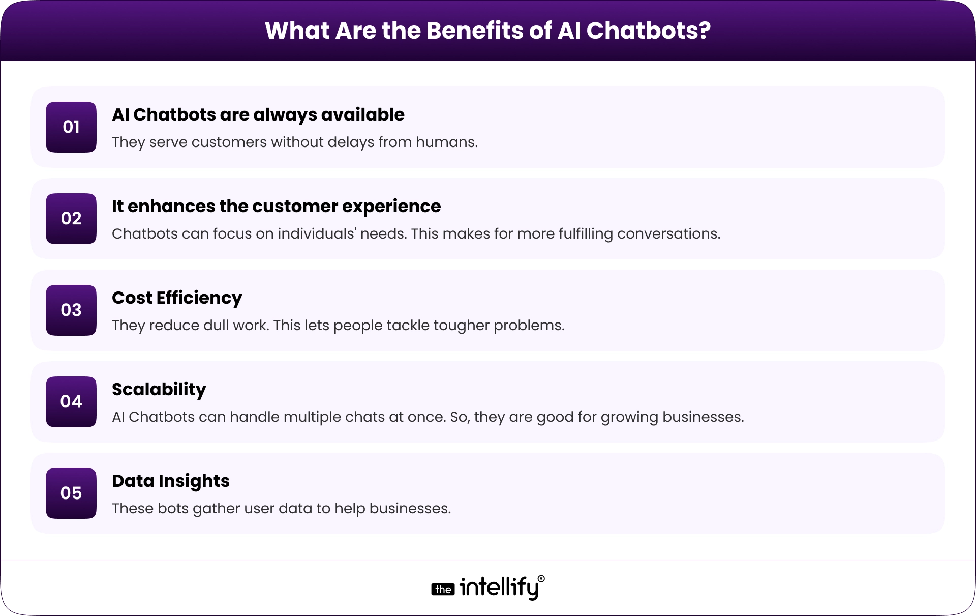 benefits of AI chatbots