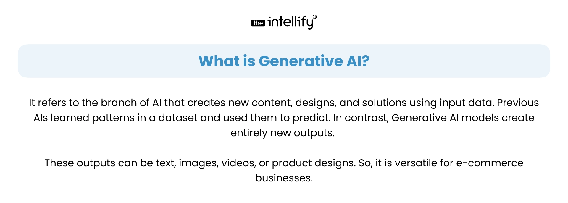 What is Generative AI